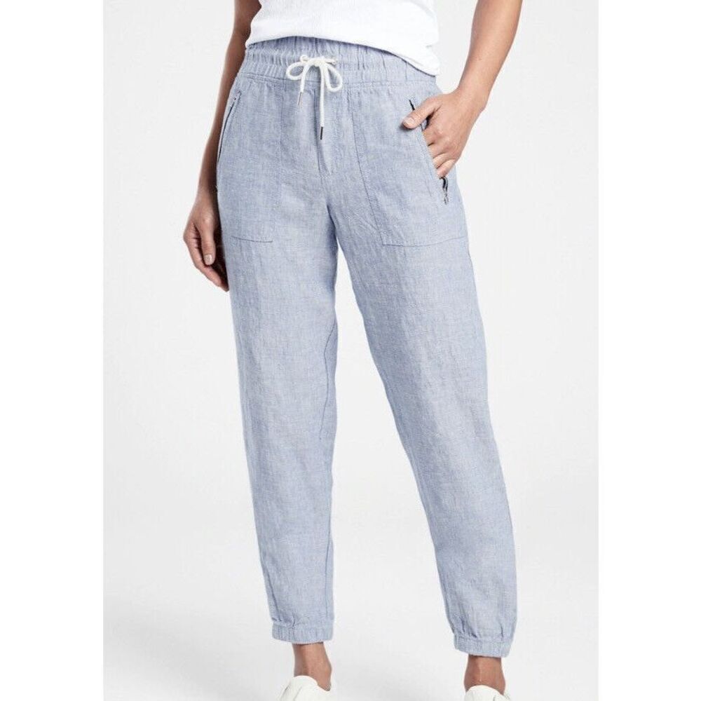 ✨ATHLETA CABO LINEN SZ 16 JOGGERS✨ - Picture 2 of 8
